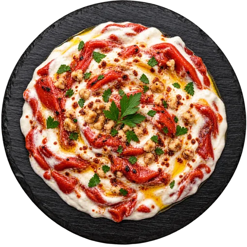 Peppers with yoghurt