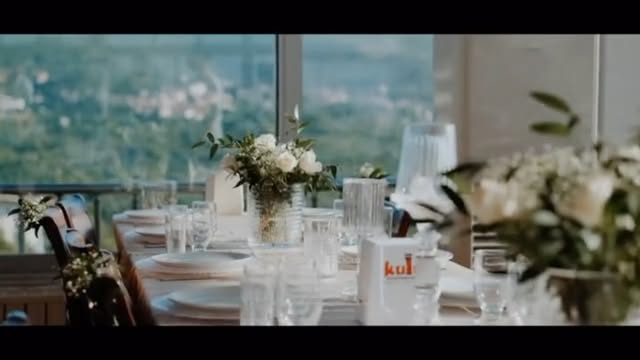 Kule Restaurant private event table arrangement